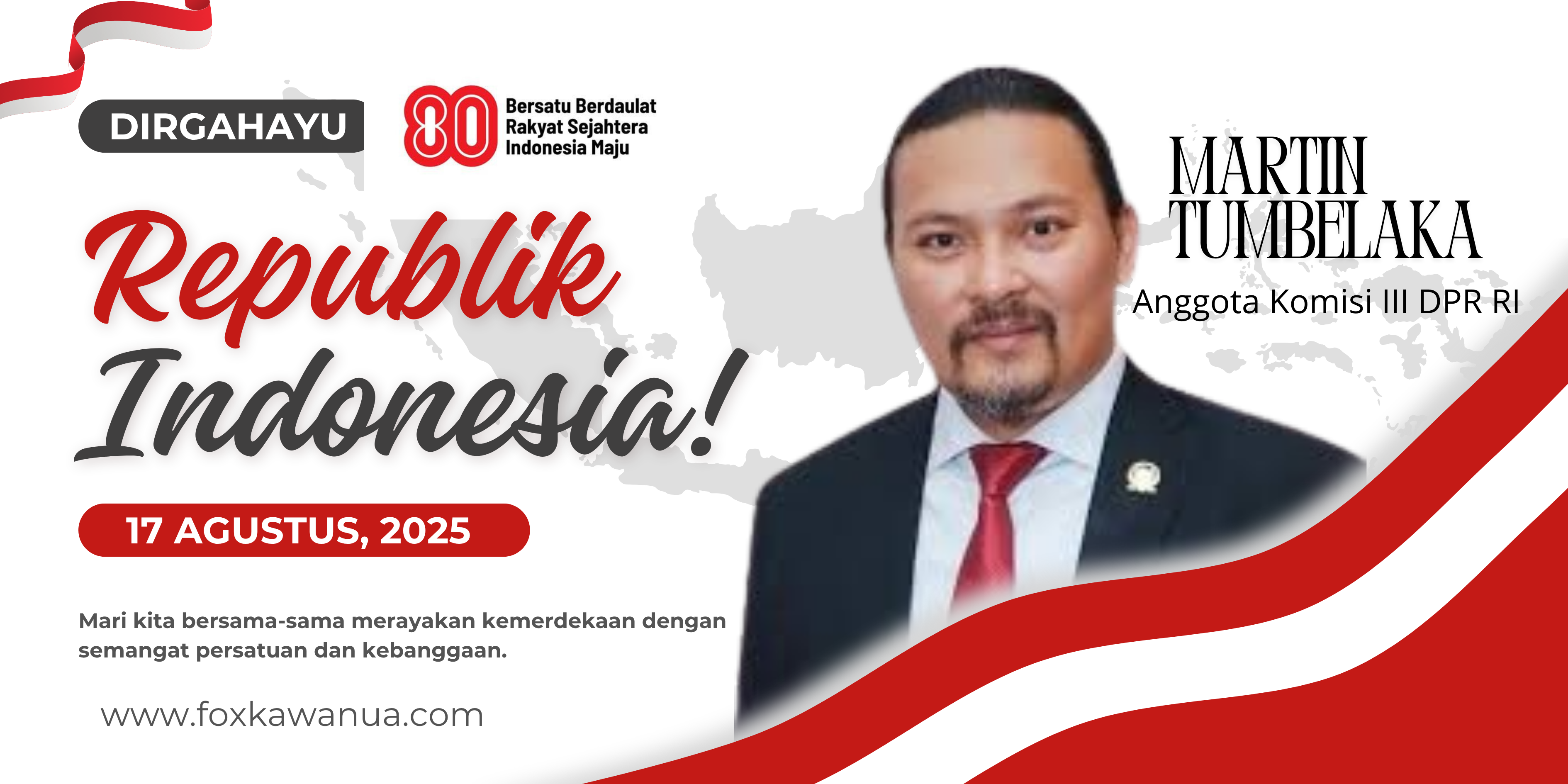Banner Selamat 17 Agustus - Fox Kawanua